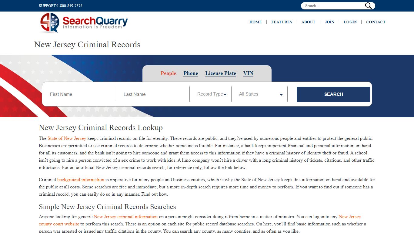 Free New Jersey Criminal Records | Enter Name & View Criminal Records